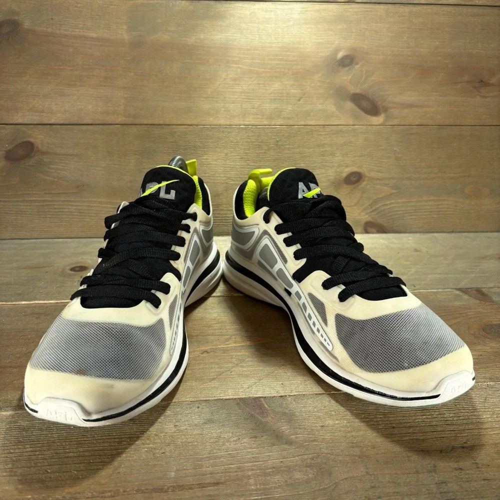 APL Prism Womens size 8.5 shoes White Mesh Neon Trim Running sneakers